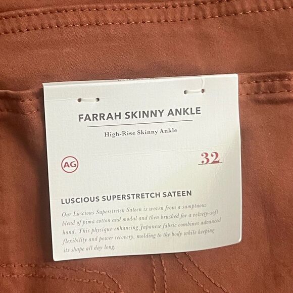 AG Farrah skinny ankle jeans NWT Size 32 - Picture 4 of 11